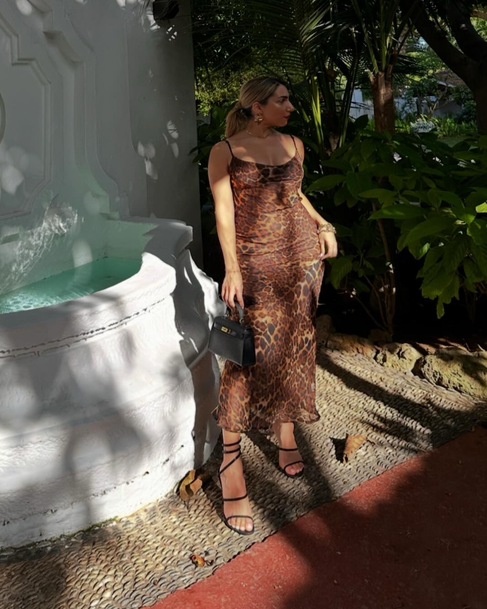 Holiday dinner look ✨
#dinneroutfit #holidaylook #holidayoutfit #leopard #leopardprint #animalprint #sandals #blacksandals #heels #heeledsandals 

#LTKeurope #LTKpartywear #LTKsummer