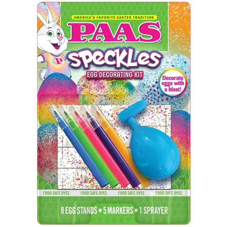 PAAS Easter Egg Decorating Kit, Speckles, 1 Kit, Multipcolor, for Children 3 years and up | Walmart (US)