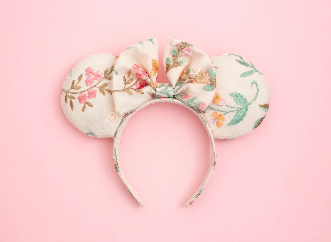 Andalasia Flower, Flower Ears, Spring Ears, Mickey Ears, Minnie Ears, Mouse Ears, Disney Ears | Etsy (US)