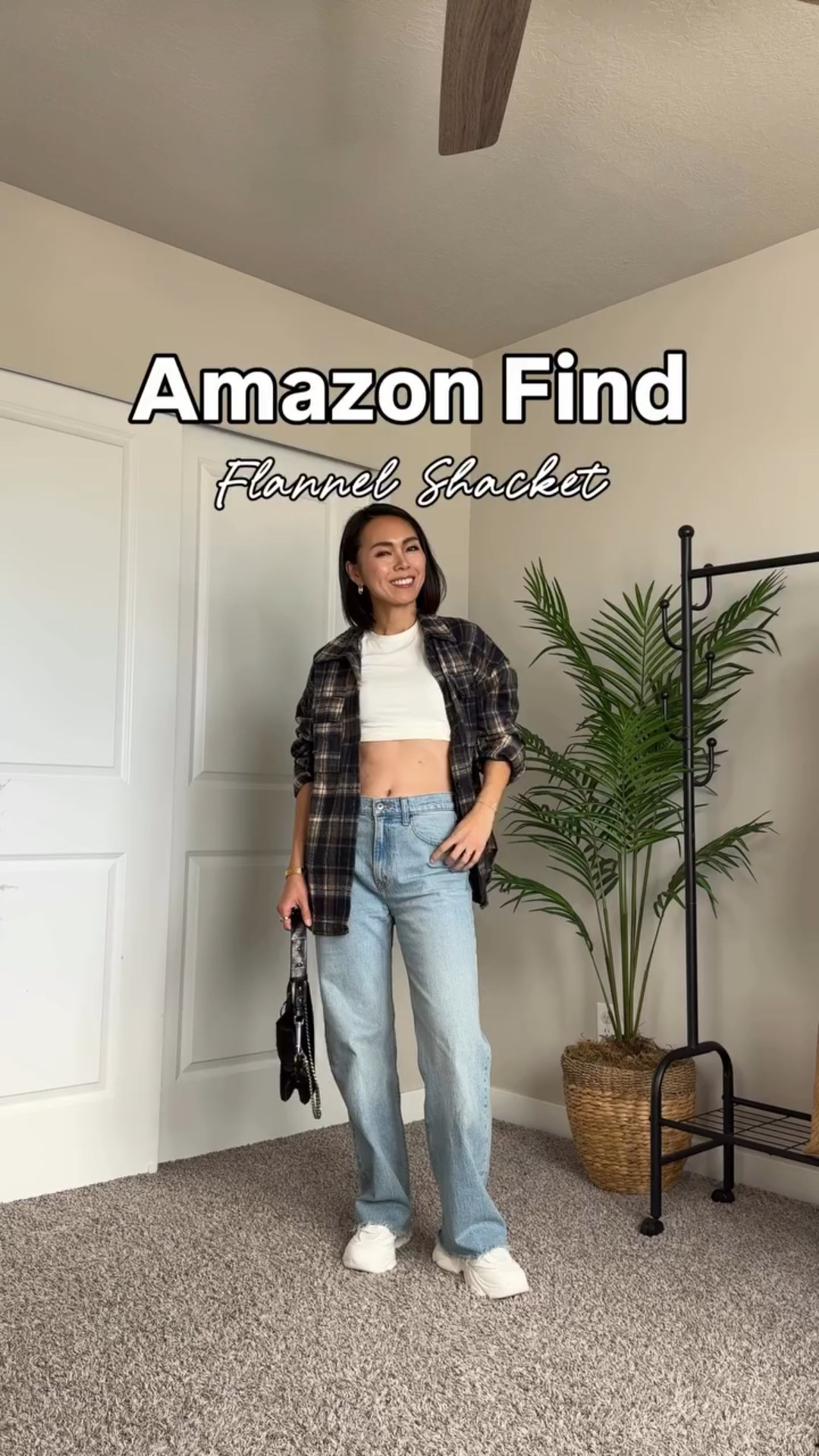 Flannel season is here 🍂🤎 Living for this Amazon shacket, cozy, cute, and yes… it has side pockets too (not just the chest pocket 🙌). 
Perfect fall layer!🖤🤎🖤🤎

Comment “ shop” for the link!🤍

#flannelseason #amazonfinds #fashionstyle #stylishmom #ootd #outfit #momfashion #budgetfriendlyfinds #chicfashion #casualstyle #30sfashion #millennialfashion #trendyfashion #fashionfinds #standoutstyle #momstyle #affordablefashion #chiccasual #fashionista #modernmom #styleinspo #fashiontrends #budgetfashion #casualchic #effortlessstyle #beaully