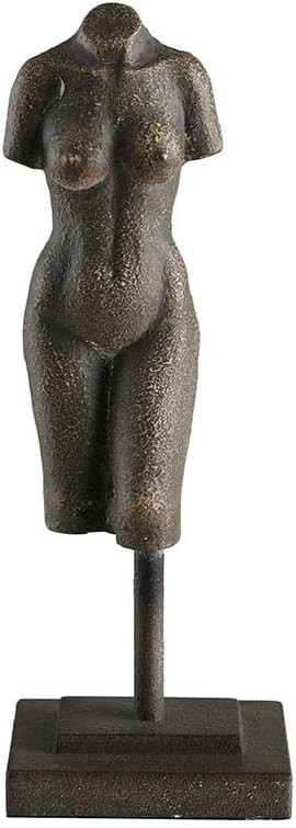 47th & Main Cast Iron Female Body Figure Contemporary Torso Sculpture for Table or Shelf Décor, ... | Amazon (US)