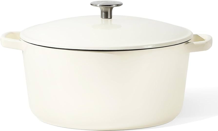 Amazon.com: CAROTE 5.5Qt Enamel Cast Iron Dutch Oven Pot With Lid, Oven Safe Up to 500°F, Cast I... | Amazon (US)