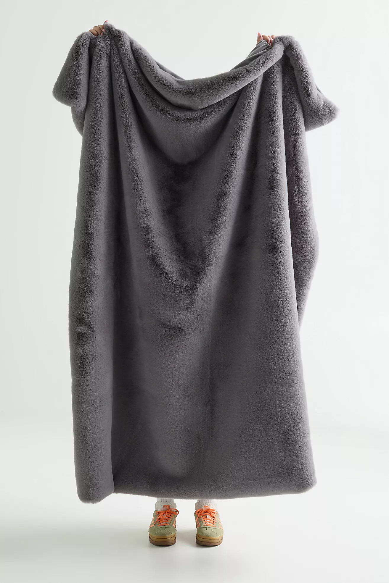 Sophie Faux Fur Throw Blanket | Anthropologie (US)