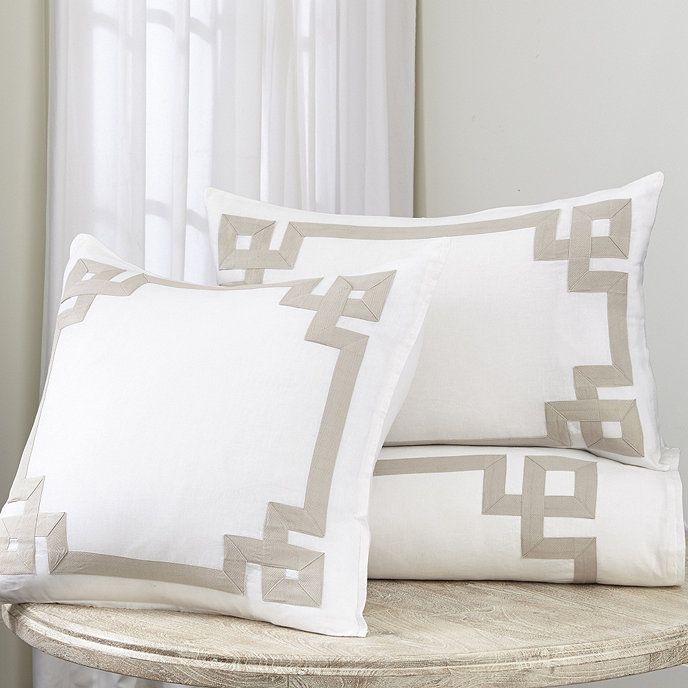 Suzanne Kasler Greek Key Duvet Cover | Ballard Designs, Inc.