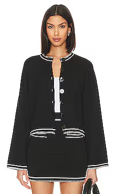SNDYS Daphne Cardigan in Black from Revolve.com | Revolve Clothing (Global)