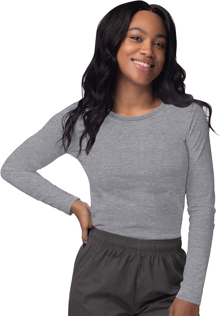 Sivvan Scrubs for Women - Long Sleeve Comfort Underscrub Tee | Amazon (US)