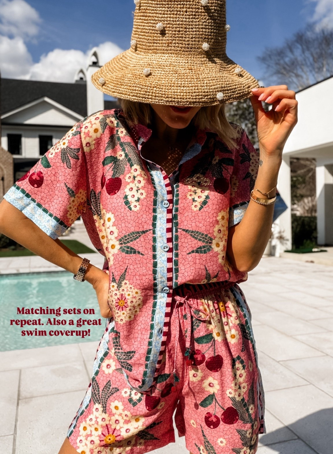 This matching set is perfect for vacation! It would be such a cute cover up! Wearing XS in top & S in shorts! Use code LOVERLY20 for 20% off when you spend $100 or more! 

Loverly Grey, Anthropologie, matching set, resort wear, vacation looks, cover up 

#LTKSaleAlert #LTKSwim #LTKSeasonal