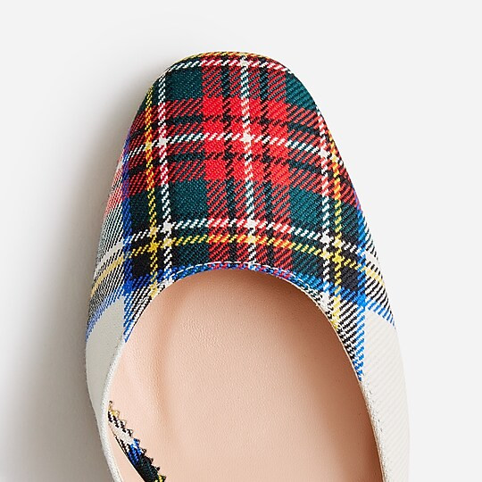 Maisie studded heels in Stewart tartan | J. Crew US
