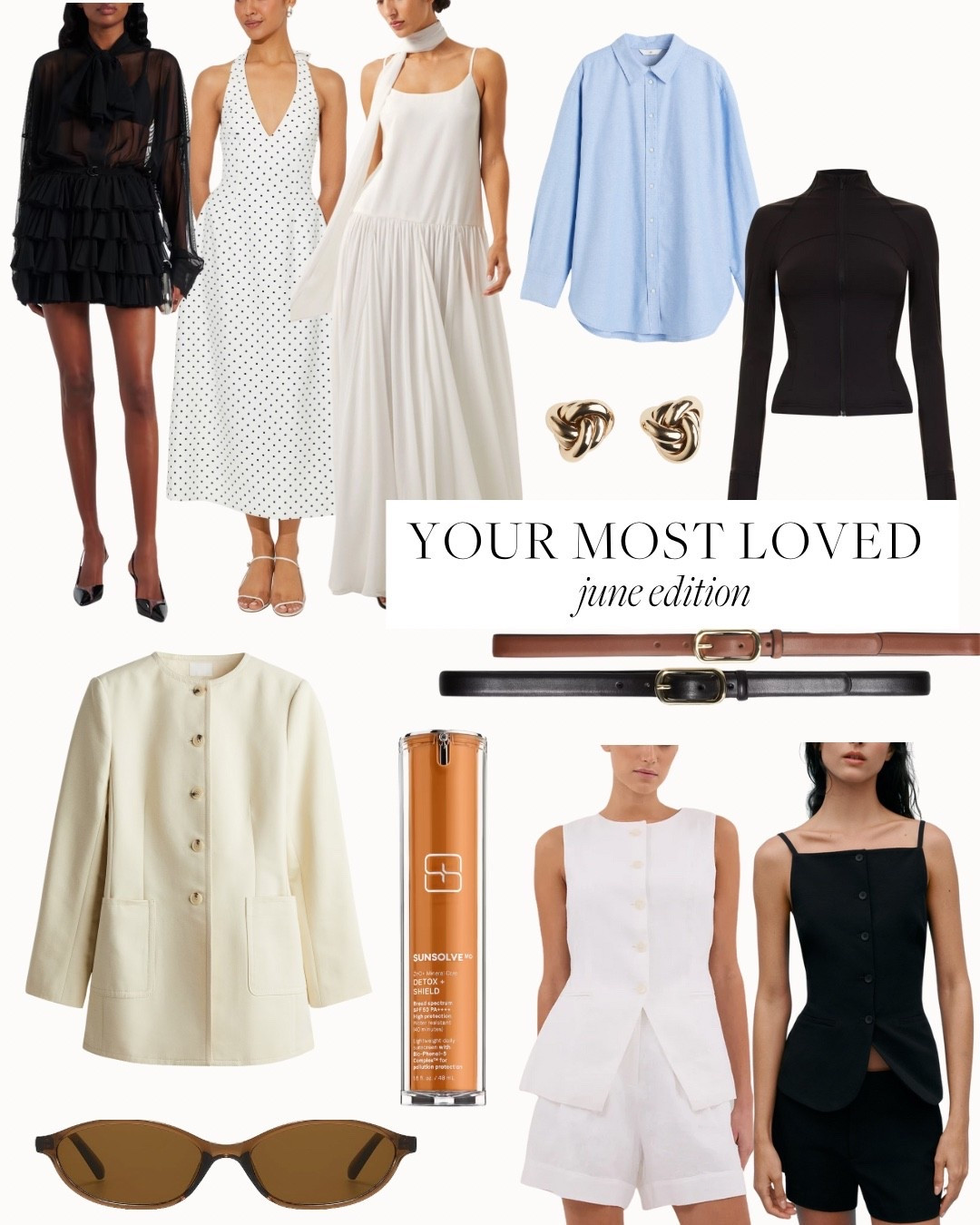 Your June favorites 🤍 everything from Summery dresses, sunscreen, co-ords and the perfect accessories for everyday

#LTKsummer