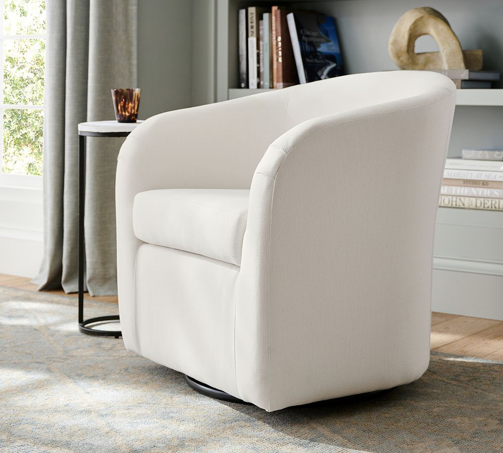 Blake Swivel Chair | Pottery Barn (US)