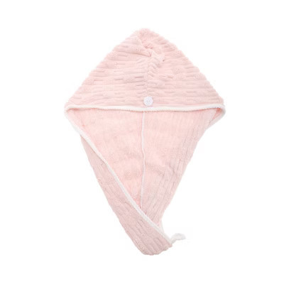 Unique Bargains Water-absorbent Hair Towel Pink 1 Pc | Target
