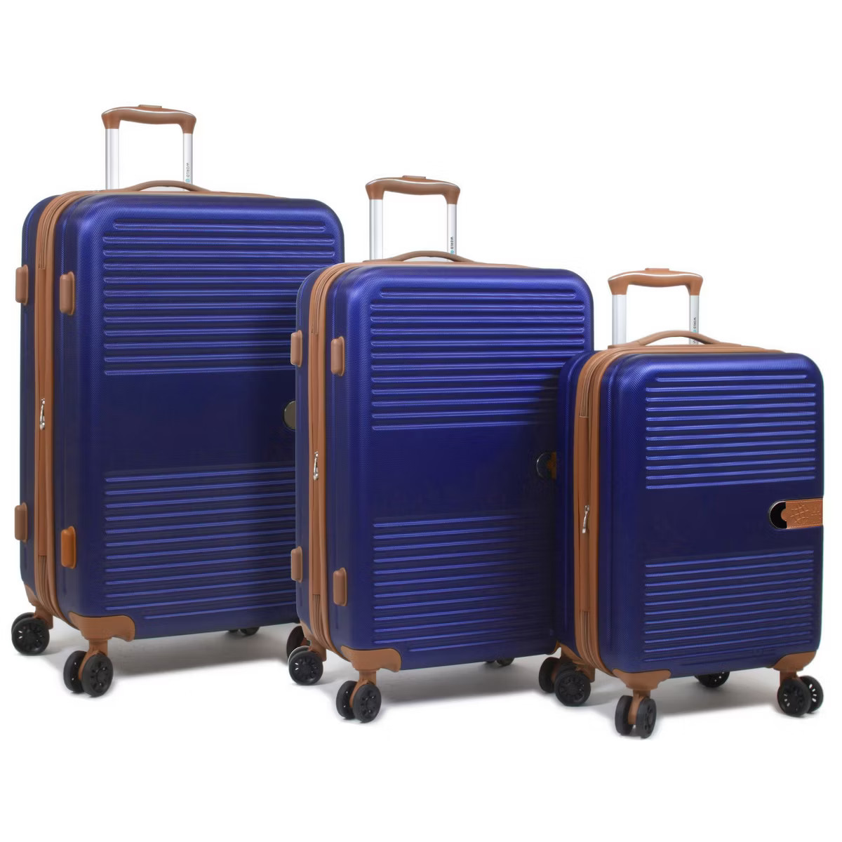 World Traveler Garland Hardside 3-Piece Luggage Set With USB Port | Target