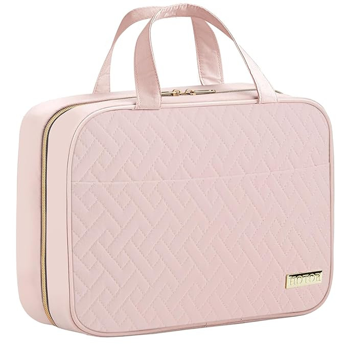 HOTOR Travel Toiletry Bag - Toiletry Bag w/Hanging Hook - Spacious Toiletry Bag for Women & Men, ... | Amazon (US)