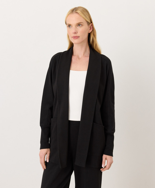 Women\u2019s Clearance Airplane Wrap Cardigan made with Organic Cotton | Pact | Pact Apparel
