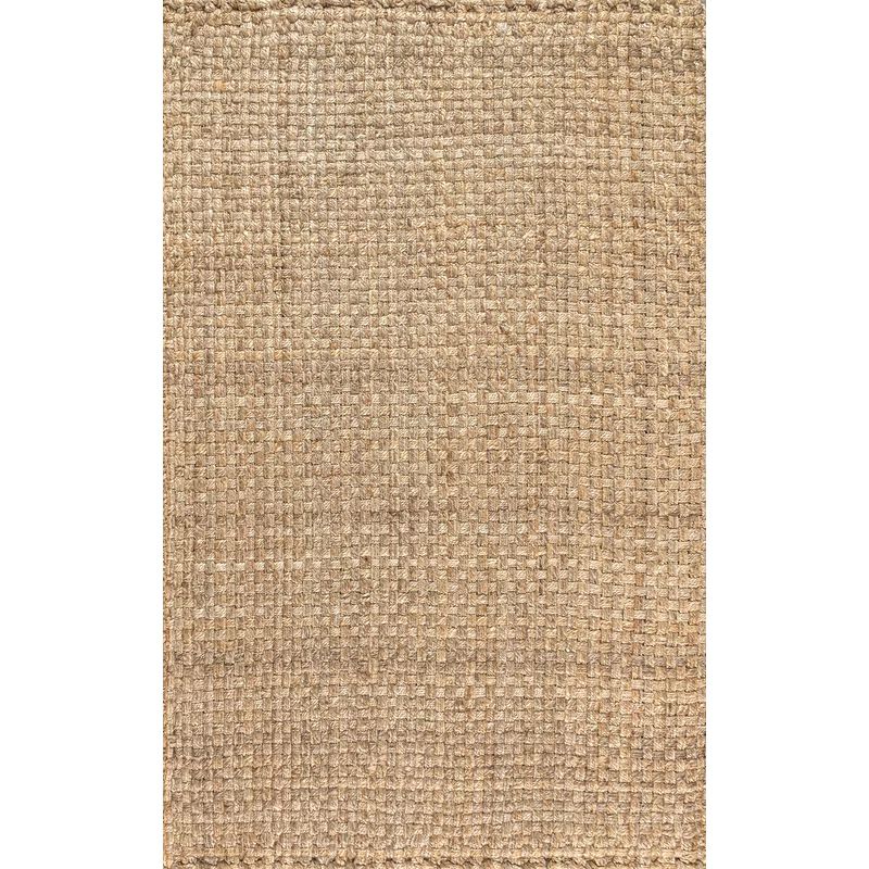 Ehlers Boucle Chunky Hand-Braided Natural Area Rug | Wayfair Professional