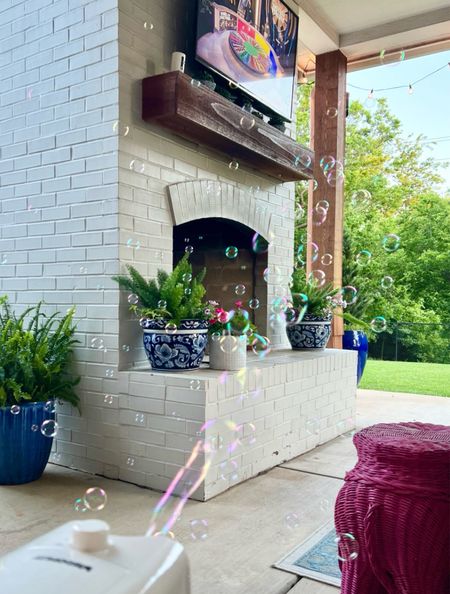 You’ll love this bubble machine too add some whimsy to all of your outdoor family gatherings or events! Choice of battery or plug in for power so you can use it anywhere! 

#LTKParties #LTKFamily #LTKSeasonal
