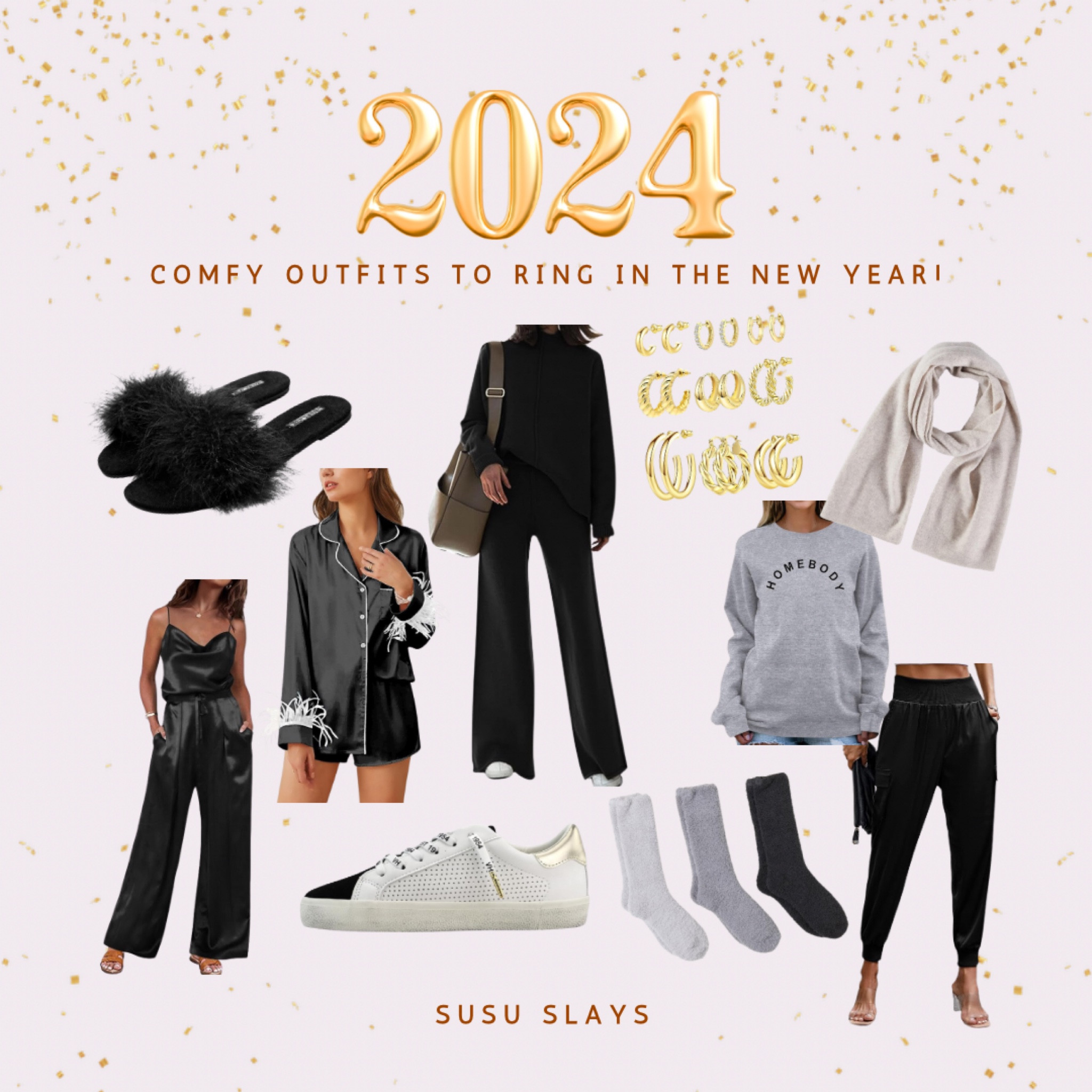You can be both cute and cozy to ring in 2024! All of these great pieces are from Amazon and will arrive in time for New Year’s Eve! 🍾

#LTKparties #LTKHoliday #LTKSeasonal