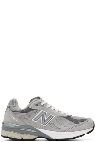 Gray Made in USA 990v3 Sneakers | SSENSE