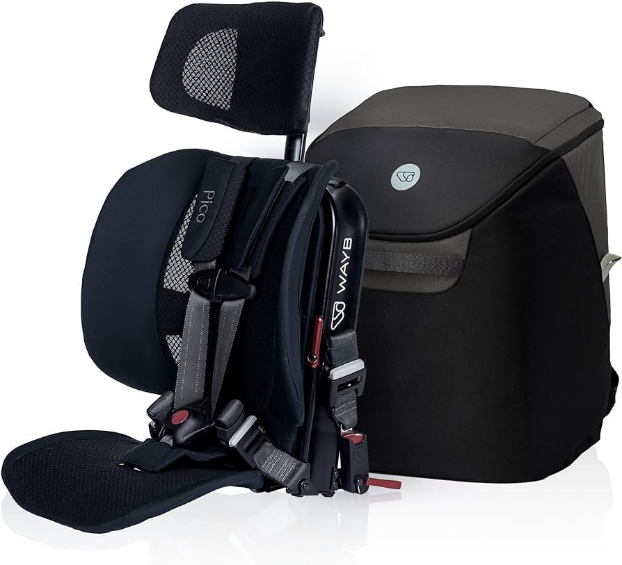 WAYB Pico Travel Car Seat with Premium Carrying Bag- Lightweight, Portable, Foldable - Perfect fo... | Amazon (US)