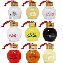 JOYFY 9 Pcs Christmas Tree Ornaments Fillable Ball Ornaments Christmas Decorations For Christmas Holiday Indoor And Outdoor Christmas Decorations | SHEIN