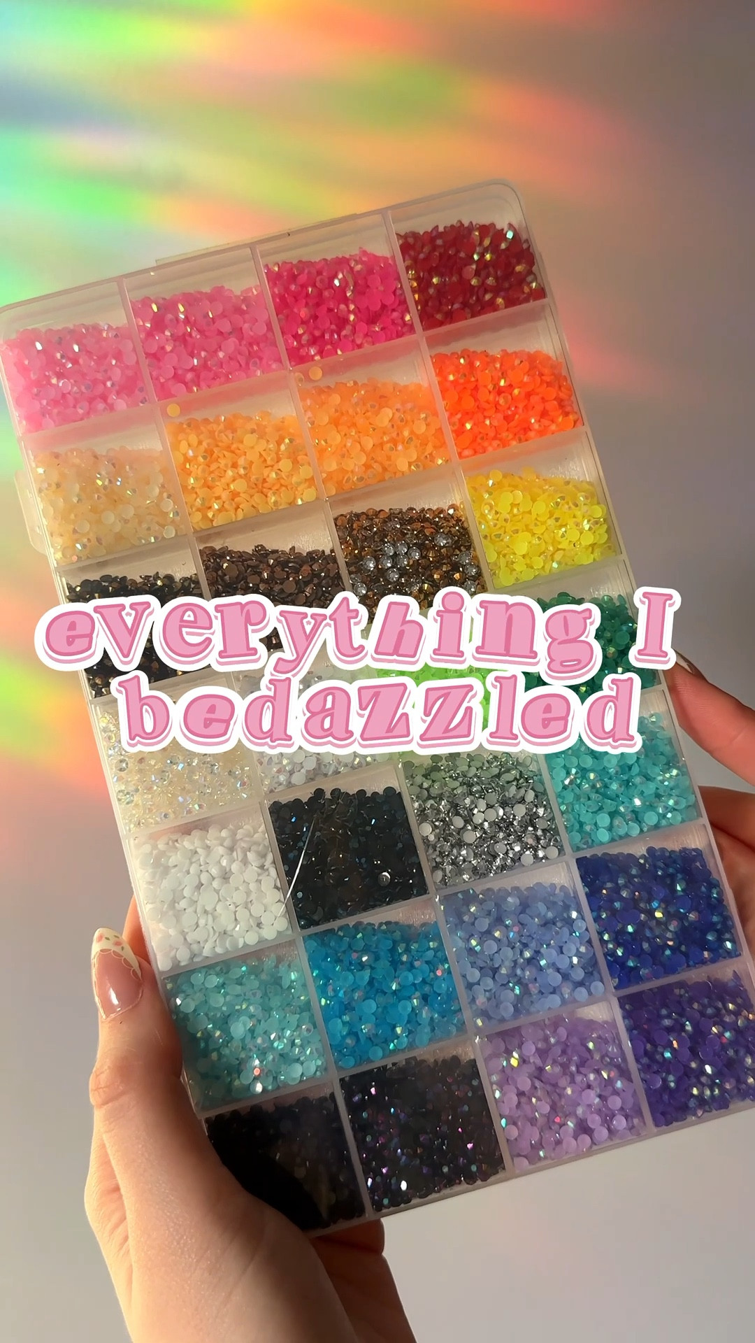 everything I’ve ✨bedazzled✨ so far #bedazzling #rhinestonemakeup #bedazzledmakeup #pinterestaesthetic #craftideas 

#LTKBeauty #LTKFestival #LTKgrwm