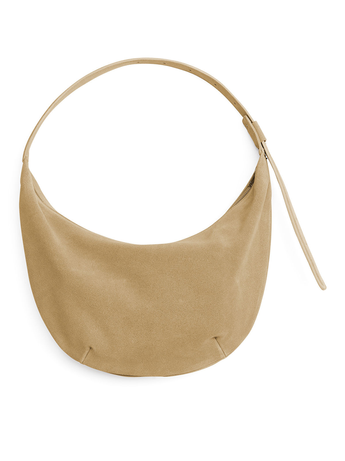 Curved Suede Bag | ARKET (EU)