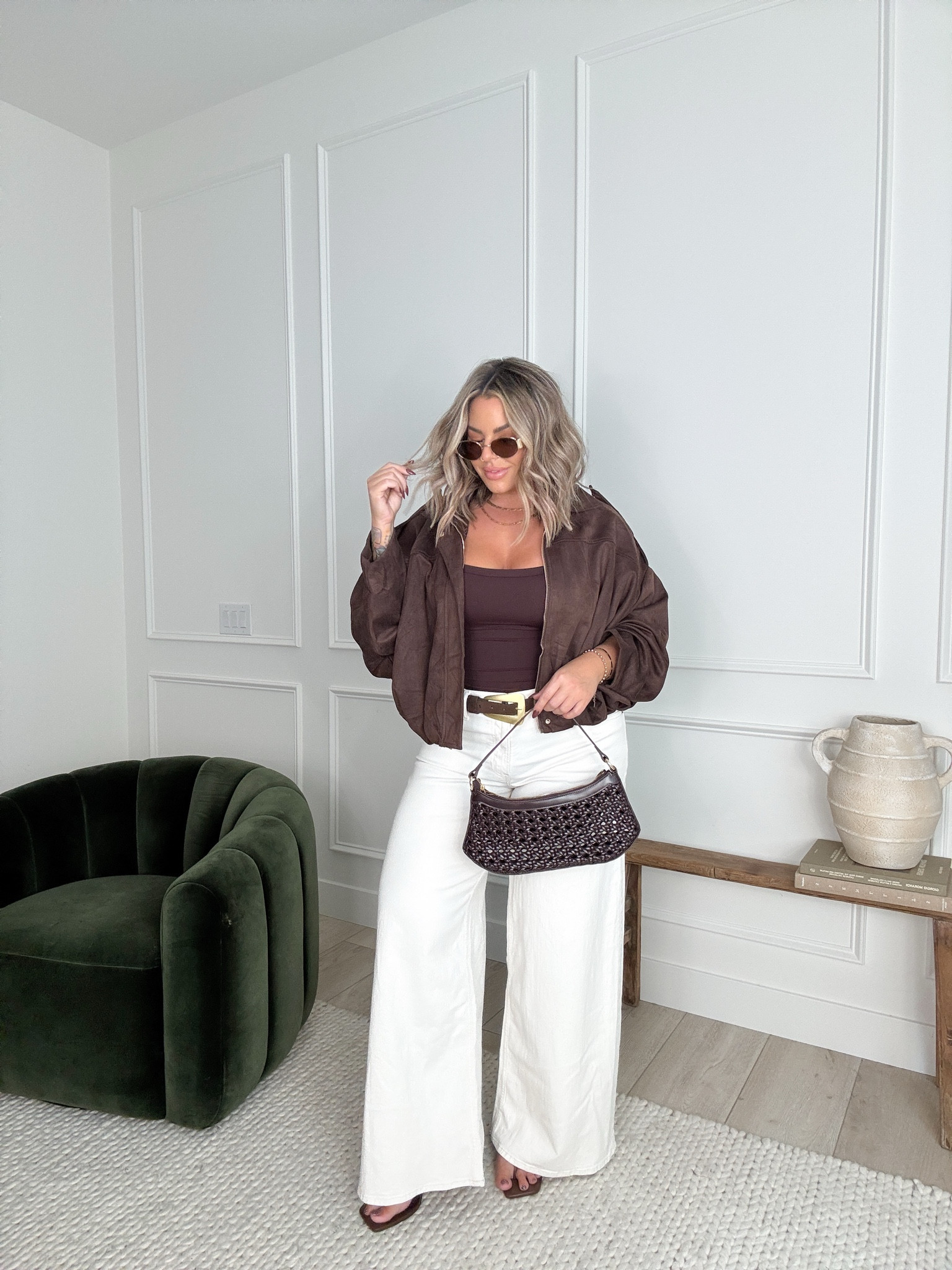 Jacket L 
Pants 31 L 
Tank L 


#LTKFindsUnder100 #LTKStyleTip #LTKMidsize