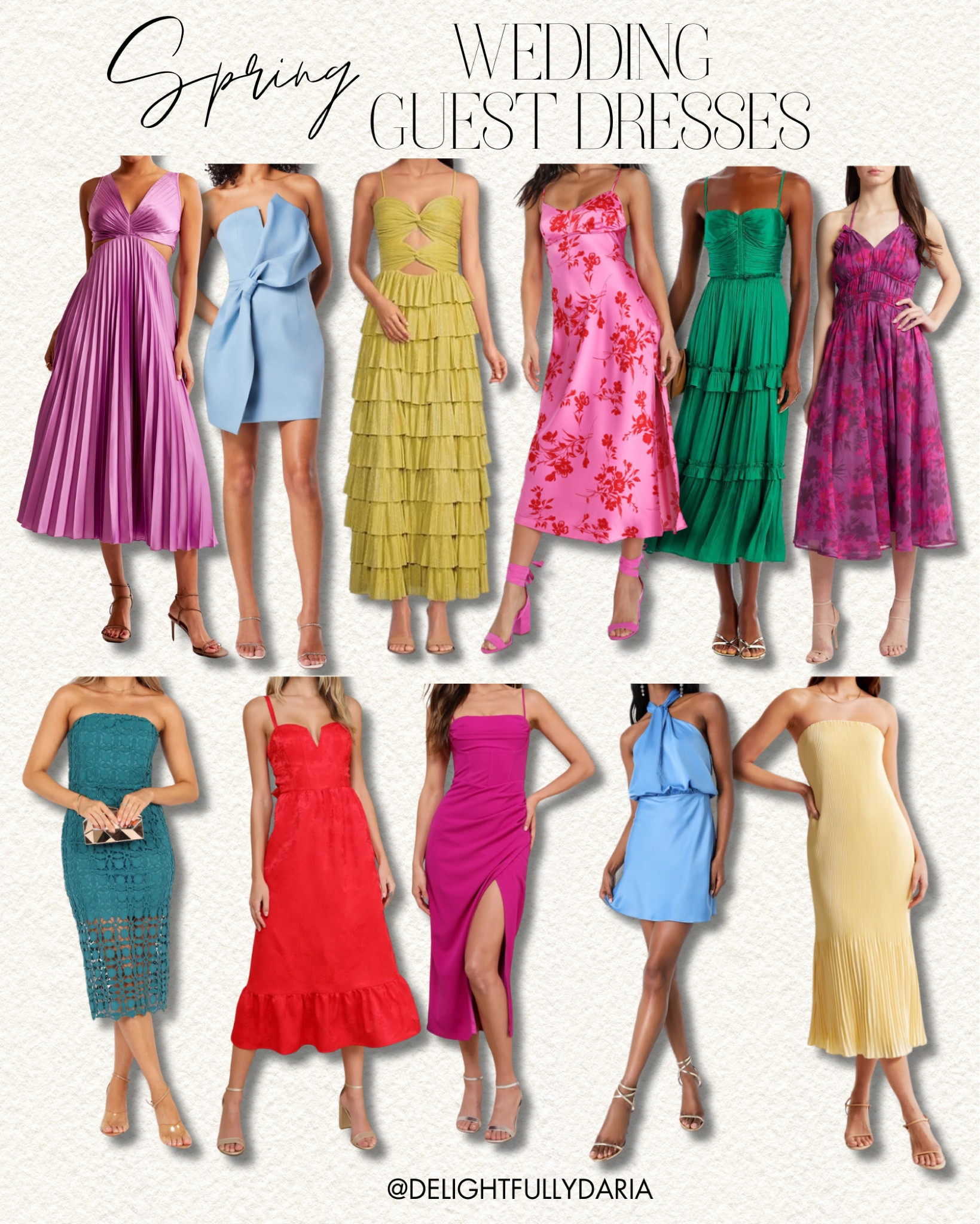 Spring Wedding Guest Dresses

#LTKwedding