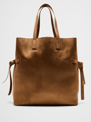 Vegan Leather Tie-Side Tote | Banana Republic Factory