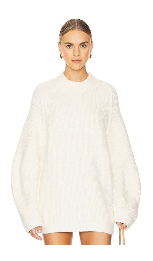 Free People Sunbeam Sweater in Cream. - size M | Revolve Clothing (Global)