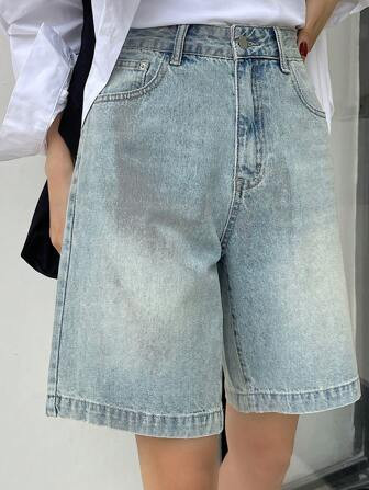 DAZY Women's Loose Fit Casual Denim Shorts | SHEIN USA | SHEIN