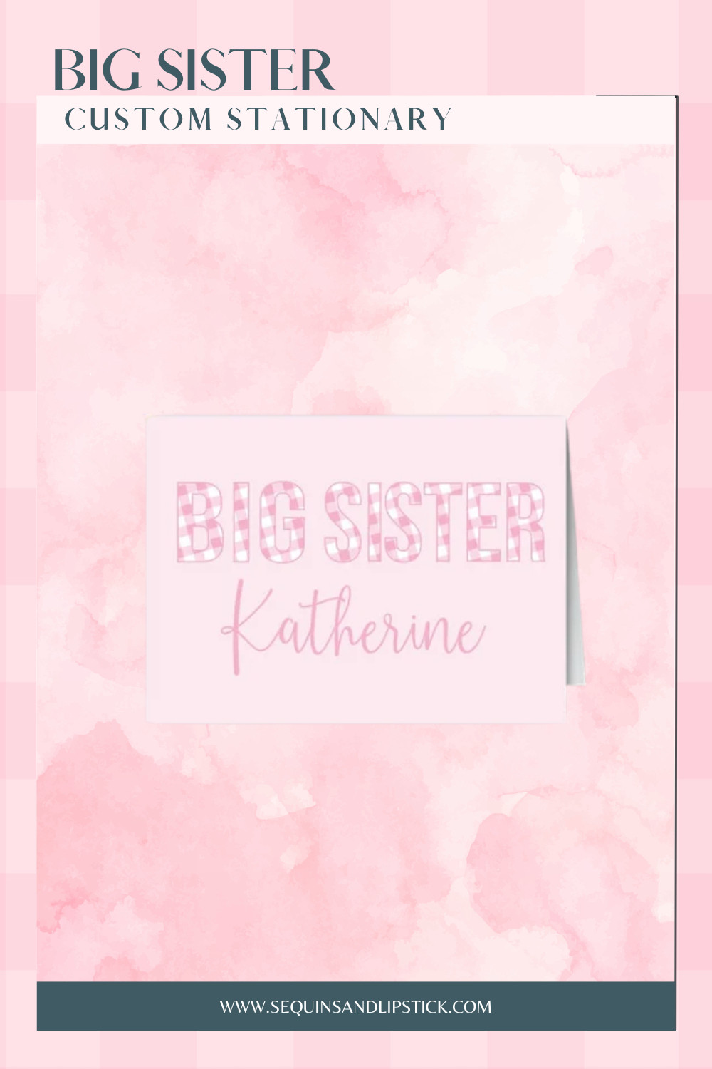 Celebrate your growing family with custom big sister stationery. Personalized notecards make a sweet gift for big sisters at baby showers, hospital visits, or sibling celebration parties. A keepsake she’ll love using. 

 #LTKBaby #LTKBump #LTKKids