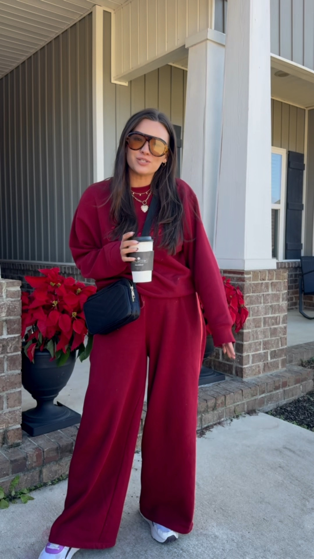 OOTD: Red matching set from Target, Black crossbody bag from Target and new tortoise shell sunglasses from Amazon! 

#LTKmomlife #LTKootd #LTKFindsUnder50