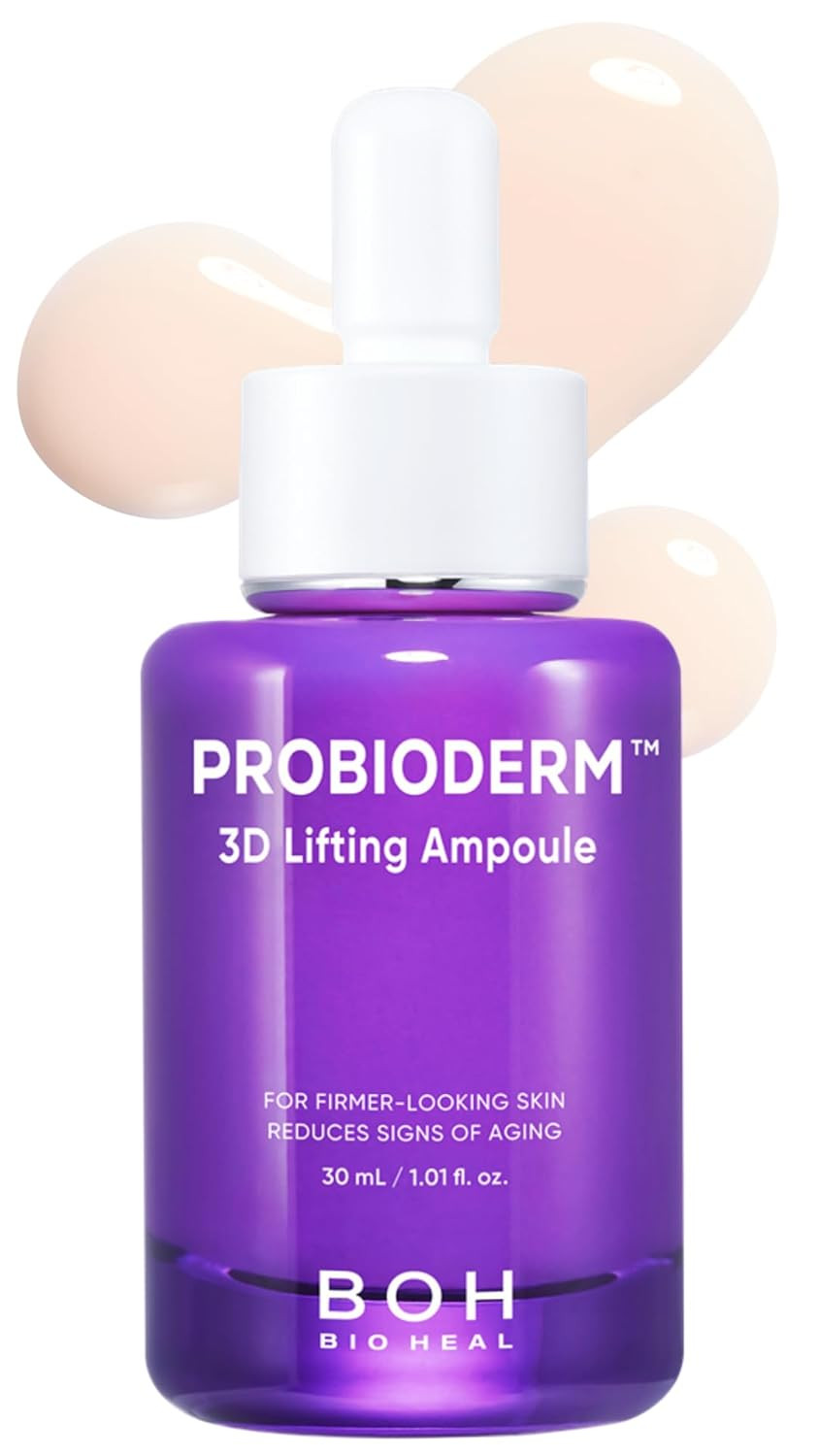 Probioderm™ 3D Lifting Ampoule 1.01 fl oz (30 ml) | Advanced Elasticity Serum for Sculpted, Firm Skin | Powerful 3D Lifting Formula with Probiotics & Peptides for Daily Skincare | CJ Olive Young