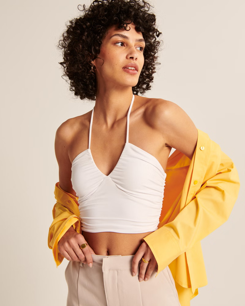 Slinky Halter Top | Abercrombie & Fitch (US)