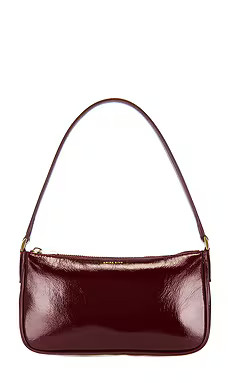 ANINE BING Mini Elly Bag in Oxblood Crinkled Patent from Revolve.com | Revolve Clothing (Global)