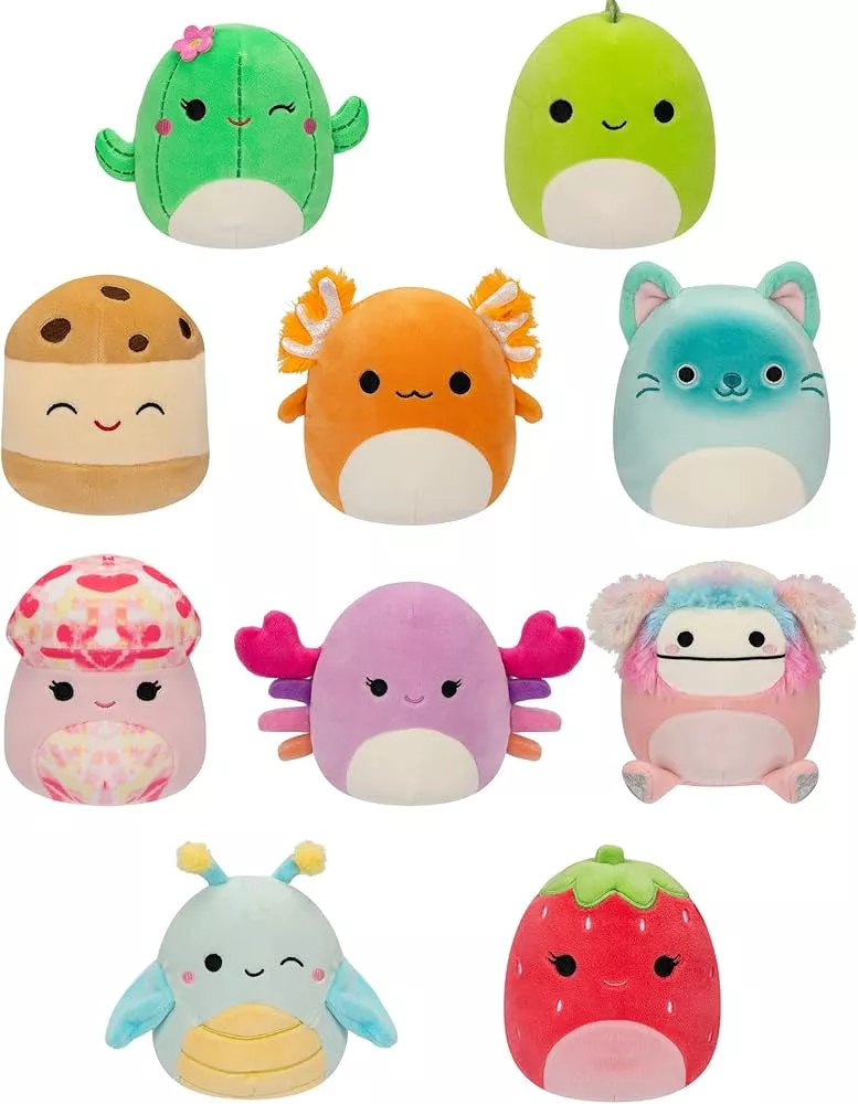 Squishmallows Squishville 2 Inch Plush 24 Pack Deluxe Holiday