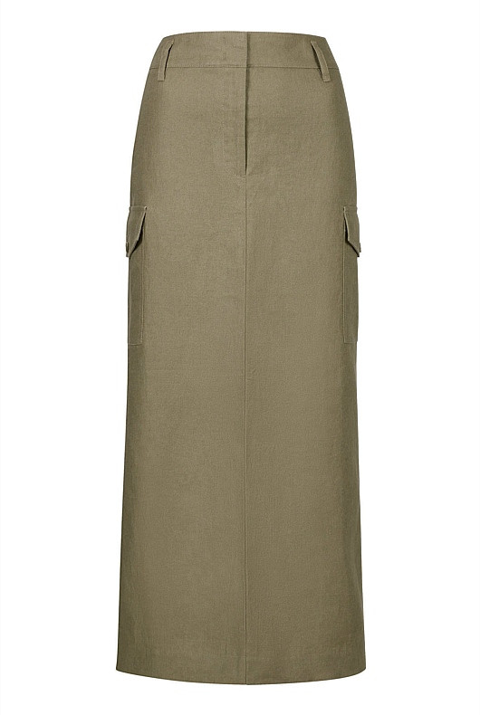 Linen Maxi Utility Skirt | Witchery (AU)
