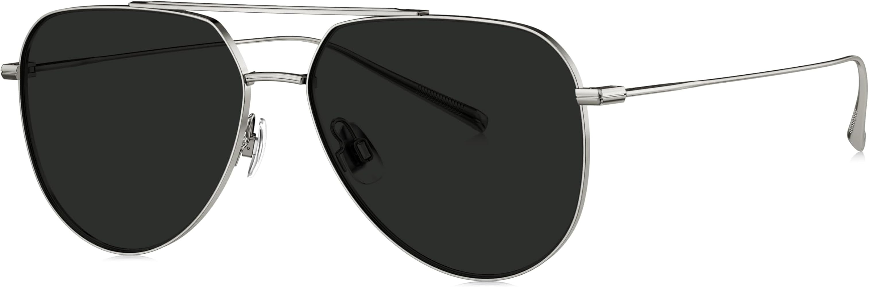 BOLON Ultra Lightweight Full Titanium Classic Aviator Polarized Sunglasses, Exclusive Eyewear Bra... | Amazon (US)