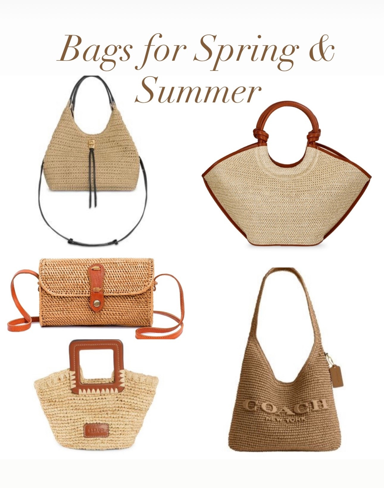 Straw and raffia bags at different price points
Spring outfit, vacation outfit 

#LTKSeasonal #LTKootd #LTKMidsize
