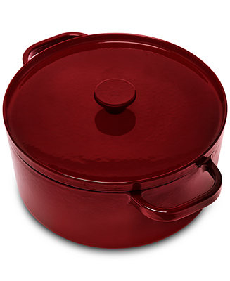 The Cellar Enameled Cast Iron 6-Quart Dutch Oven - Macy's | Macy's