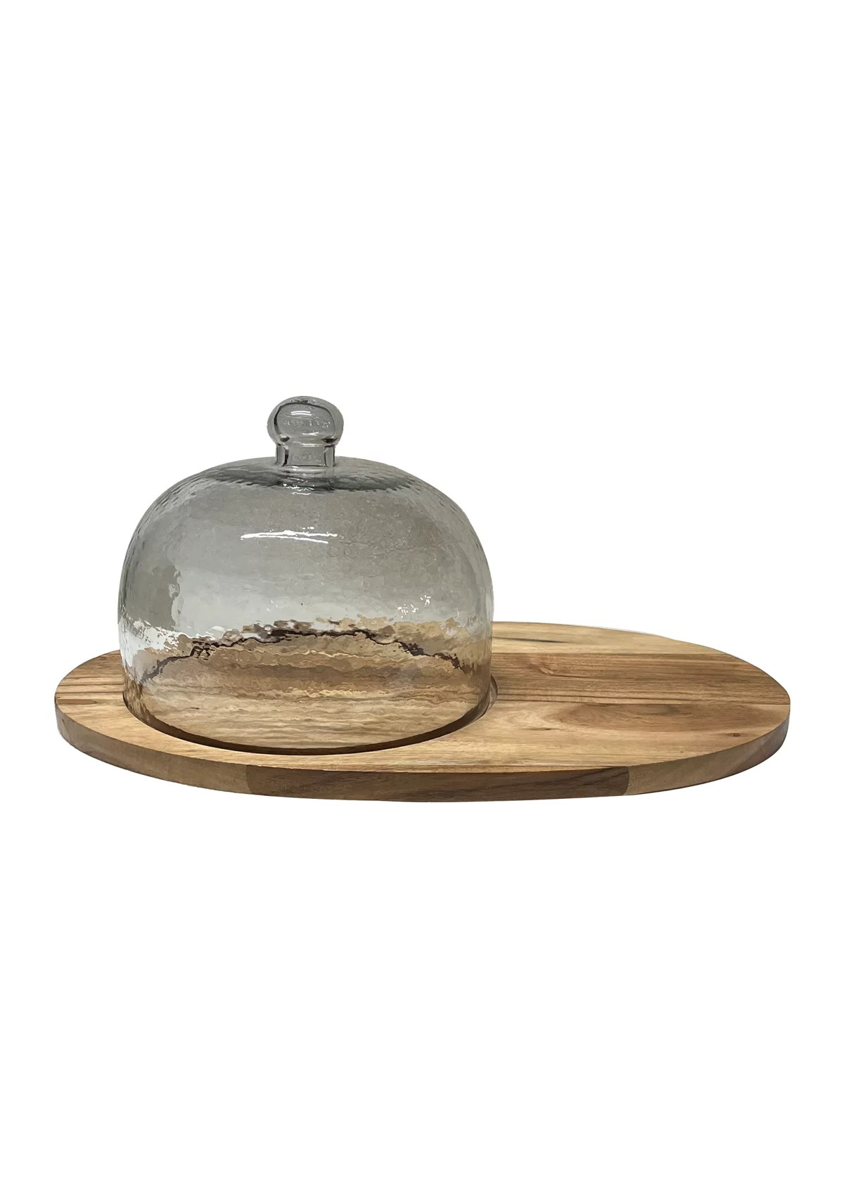 Wood Cheese Board with Glass Dome | Belk