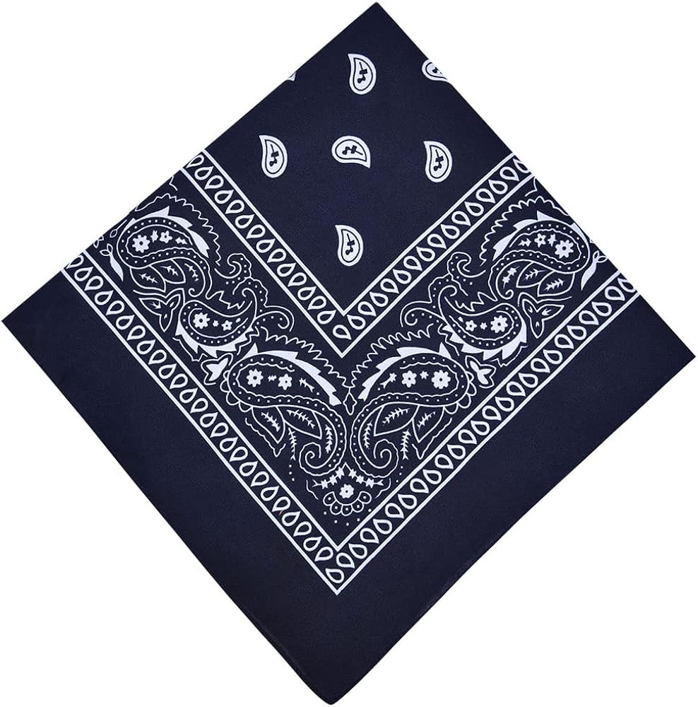 Aomig Bandana Head Scarf for Men and Women, Stylish Cowboy Headband Handkerchief, Multi-purpose H... | Amazon (UK)