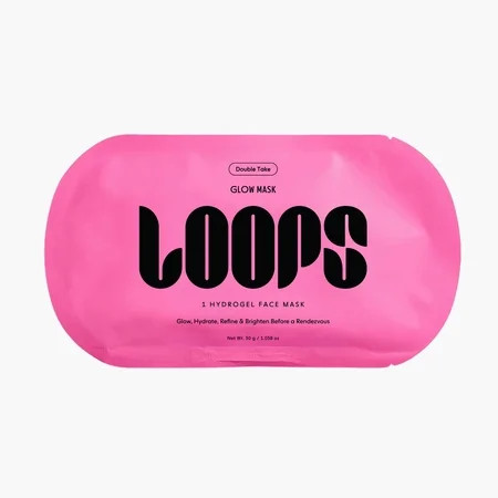 LOOPS Double Take Glow Hydrogel Face Mask, 30g | Walmart (US)