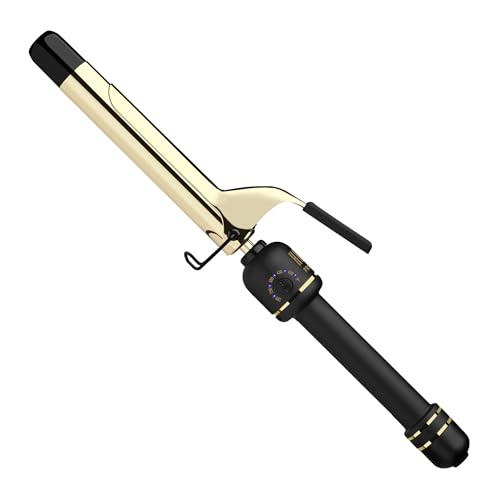 HOT Tools 24K Gold Professional 1" Extended Barrel Curling Iron with Clamp for Bouncy Curls, Faster Styling, Less Damage & Long-Lasting Results (Pack of 6) | Amazon (US)