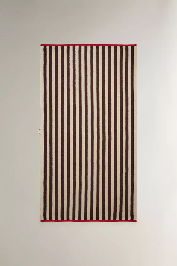 REVERSIBLE STRIPED BEACH TOWEL | Zara US