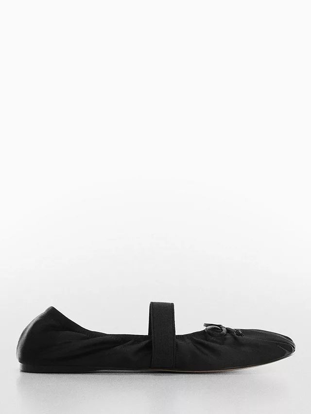 Mango Flat Dance Shoes, Black | John Lewis (UK)