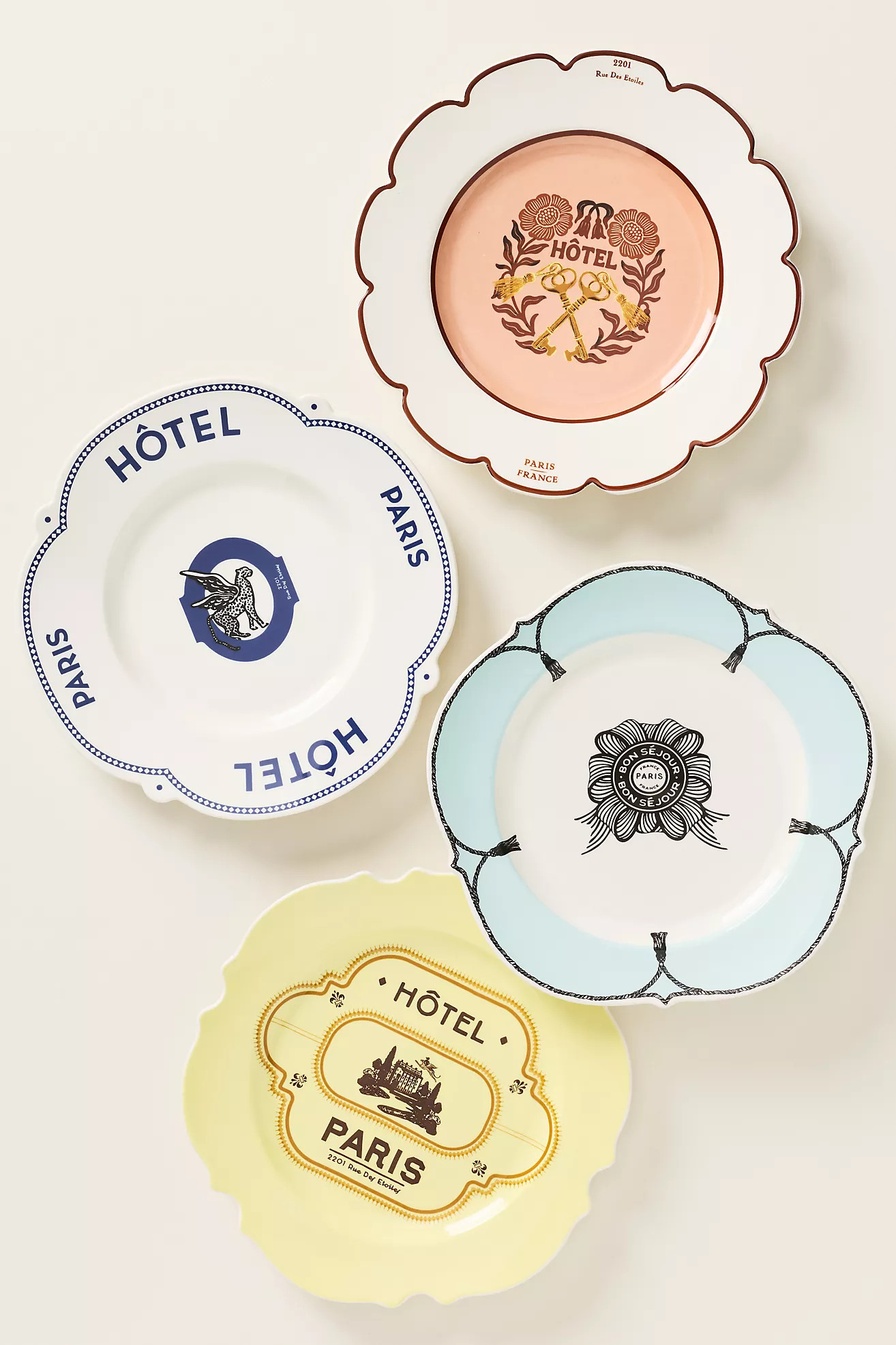 Reverie Stoneware Dessert Plate | Anthropologie (US)