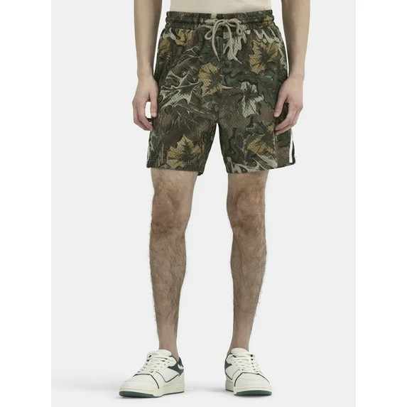 No Boundaries Men's Plain and Printed Mesh Shorts and Big Men Sizes XS-5XL | Walmart (US)