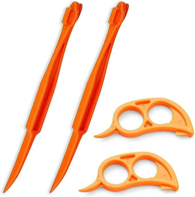 Orange Citrus Peelers Citrus Lemon Citrus Peel Cutter Plastic Easy Slicer Cutter Peeler Remover O... | Amazon (US)